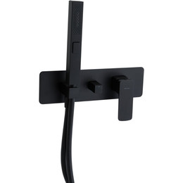 Смеситель для душа Allen Brau Infinity 5.21011-31 (со скрытой частью) чёрный матовый фото 