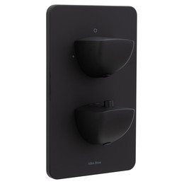 Смеситель для ванны с термостатом Allen Brau Infinity 5.21216-31 (со скрытой частью) чёрный матовый фото 