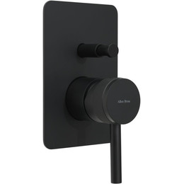Смеситель для душа Allen Brau Priority X2 5.31011-31 (со скрытой частью) чёрный матовый фото 