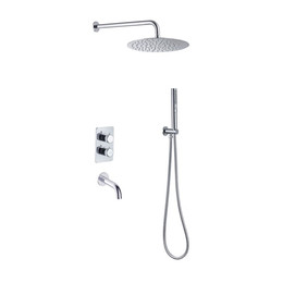Душевая система для ванны с термостатом Allen Brau Priority 5.31014-00 фото 