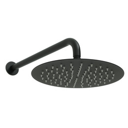 Верхний душ Allen Brau Priority 250 мм 5.31017-31, чёрный матовый фото 