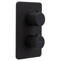 Смеситель для ванны с термостатом Allen Brau Priority 5.31213-31 (со скрытой частью) чёрный матовый фото 