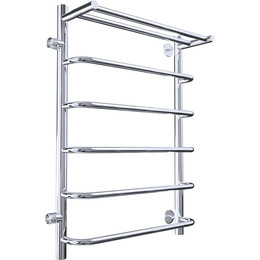 Полотенцесушитель водяной Тругор Идеал ПМ1 с полкой и боковым подводом П6 500х800 мм L 00-00026991 фото 