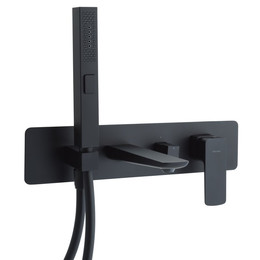 Смеситель для ванны Allen Brau Infinity 5.21007-31 (со скрытой частью) чёрный матовый фото 