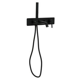 Смеситель для ванны Allen Brau Priority 5.31006-31 (со скрытой частью) чёрный матовый фото 