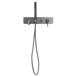 Смеситель для ванны Allen Brau Priority 5.31A05-MG (со скрытой частью) графит фото 