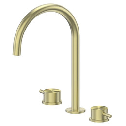 Смеситель для раковины ABBER Wasser Kreis 316 AF8108BG-M, золото брашированное фото 