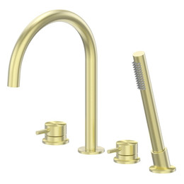 Смеситель для ванны Abber Wasser Kreis 316 AF8113BG, золото брашированное фото 