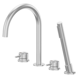 Смеситель для ванны Abber Wasser Kreis 316 AF8113BST, сталь брашированная фото 