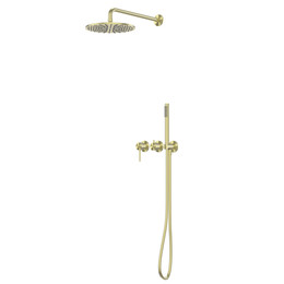 Душевая система для душа Abber Wasser Kreis 316 AF8118BG, золото брашированное фото 