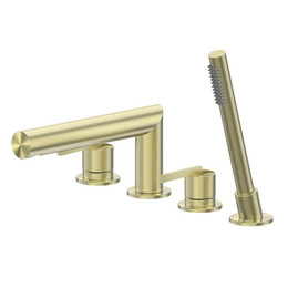 Смеситель для ванны Abber Perfekte 316 AF8A13BG, золото брашированное фото 