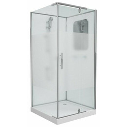 Душевое кабина Grossman 100x100 см GR170QR, хром/матовое фото 