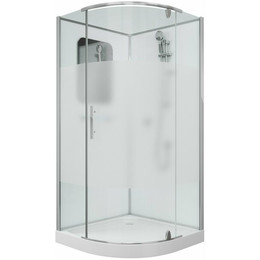 Душевая кабина Grossman 100x100 см GR170, хром/матовое фото 