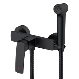 Набор для гигиенического душа Azario Conda AZ-K2511B, чёрный матовый фото 