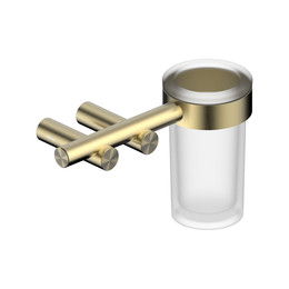 Стакан для зубных щеток Abber Osten 316 AA1860BG, цвет золото брашированное фото 