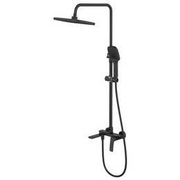 Душевая стойка Azario Conda AZ-K2411B, чёрный матовый фото 