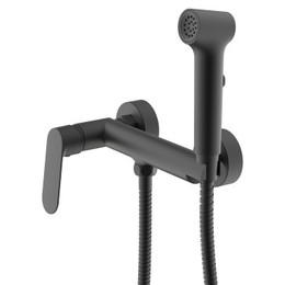 Набор для гигиенического душа Azario Alanti AZ-K2532B, чёрный матовый фото 