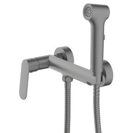 Набор для гигиенического душа Azario Alanti AZ-K2532GR, графит фото 