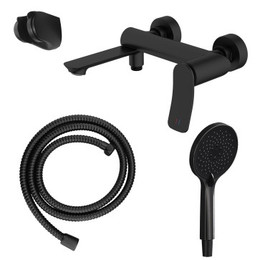 Смеситель для ванны Azario Escaro AZ-K3074B, чёрный матовый фото 