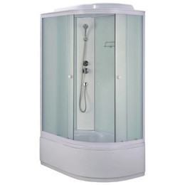 Душевая кабина Loranto 120х80 см CS-886EDTM/W-120 L, белый/прозрачное фото 