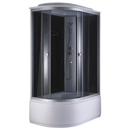 Душевая кабина Loranto 120х80 см CS-887EATM/B-120 R, хром/прозрачное фото 