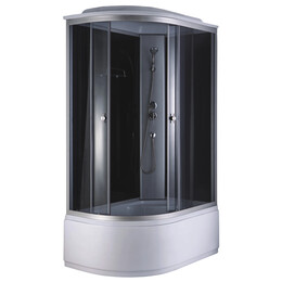 Душевая кабина Loranto 120х80 см CS-887EATM/B-120 R, хром/прозрачное фото 