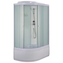 Душевая кабина Loranto 120х80 см CS-887EDTM/W-120 R, белый/прозрачное фото 