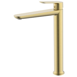 Смеситель для раковины высокий Azario Alanti AZ-K9032MG, золото матовое фото 