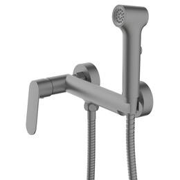 Набор для гигиенического душа Azario Alanti AZ-K2532GR, графит фото 