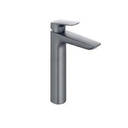 Смеситель для раковины высокий Aquatek Вега AQ1004BGM, оружейная сталь фото 