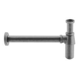 Сифон для умывальника Aquatek  AQ6011BGM, оружейная сталь фото 