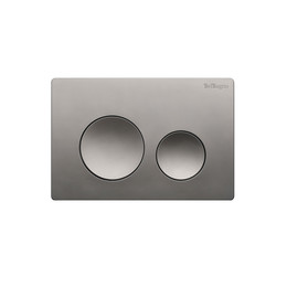 Кнопка смыва BelBagno BB-03C-GM, оружейная сталь фото 