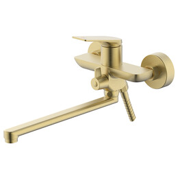 Смеситель для ванны Azario Lursy AZ-K1749MG, золото матовое фото 
