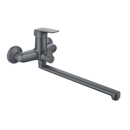 Смеситель для ванны Aquatek Вега AQ1042BGM, оружейная сталь фото 