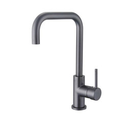 Смеситель для кухни Aquatek Вега AQ1080BGM, оружейная сталь фото 