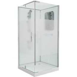 Душевое кабина Grossman Classic 90x90 см GR171QL, хром/матовое фото 