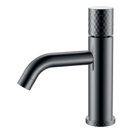 Смеситель для раковины Boheme Stick 121-SGM, графит глянец фото 