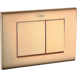 Кнопка смыва Boheme 655, золото фото 