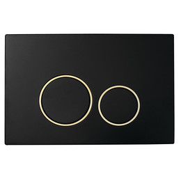 Кнопка смыва Boheme 663, чёрный фото 