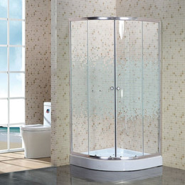 Душевая кабина Niagara Eco 90x90 см NG-001-14, хром/узор фото 