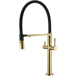 Смеситель для кухни Boheme Uno 115-MG, золото матовое фото 