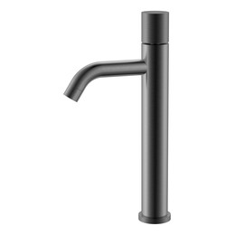 Смеситель для раковины высокий Boheme Stick 122-GM.2, графит фото 