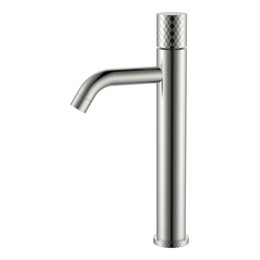 Смеситель для раковины высокий Boheme Stick 122-NB, никель фото 