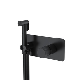 Набор для гигиенического душа Boheme Stick 127-BB.3 (со скрытой частью) чёрный фото 