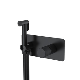 Набор для гигиенического душа Boheme Stick 127-BB.4 (со скрытой частью) чёрный фото 