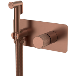 Набор для гигиенического душа Boheme Stick 127-BRB.3 (со скрытой частью) брашированная бронза фото 