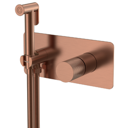 Набор для гигиенического душа Boheme Stick 127-CB.2 (со скрытой частью) брашированная медь фото 