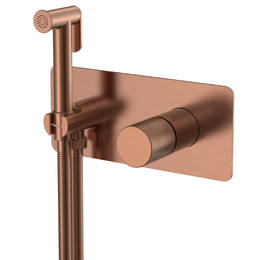 Набор для гигиенического душа Boheme Stick 127-CB.4 (со скрытой частью) брашированная медь фото 