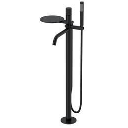 Смеситель для ванны напольный Boheme Stick 129-BB.3, чёрный фото 