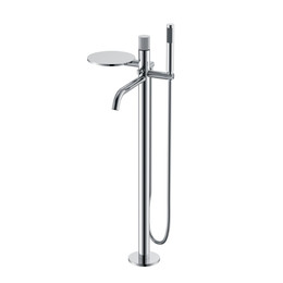 Смеситель для ванны напольный Boheme Stick 129-CRCR.3 фото 